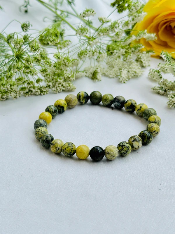 Emotional Healing & Protection Bracelet (Serpentine)